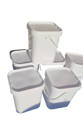 20kg buckets water - 12, buckets/water