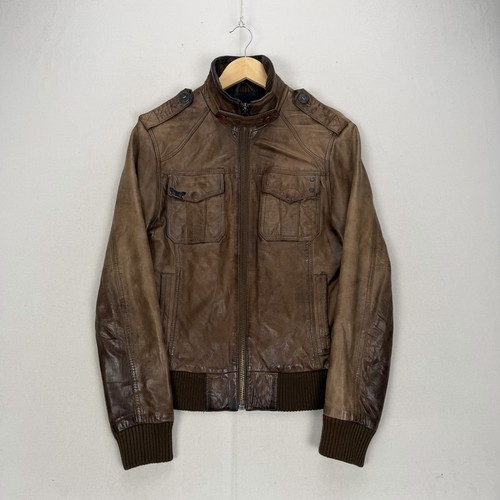 River island leather jacket - river,