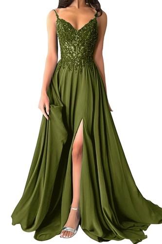 Sparkly chiffon prom dresses - chiffon,