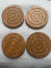 Set of 6 wooden coasters *read info*