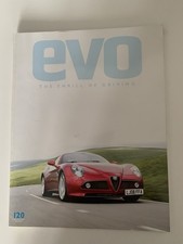 EVO MAGAZINE Issue 120 August 2008 (Alfa Romeo 8C Brera S Silk Cut Jaguar XJR-9)