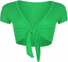 Women's Cap Sleeve Tie Up