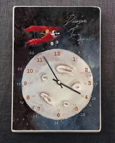 Clock wooden educational - wooden,
