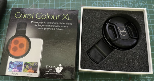 Coral colour lens - d-d,