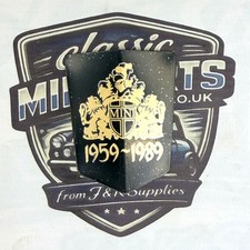 CLASSIC MINI 30 BONNET BADGE -