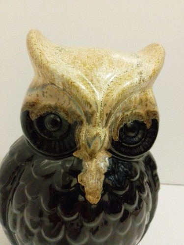 Large ceramic owl inches - ceramic,