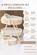 Baby moses basket with rocking - baby,