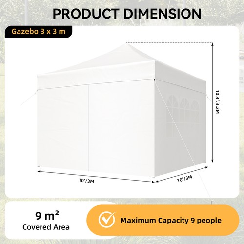3x3m pop up - 3x3m, gazebo