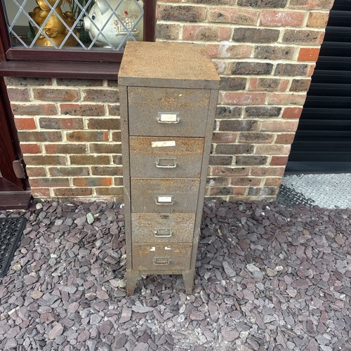 Large vintage grey drawer - vintage,