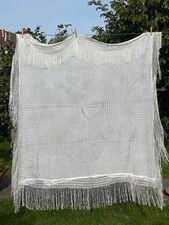 Vintage Antique Textile Blanket Throw Table Cloth Tablecloth Piano Shawl ? 