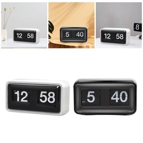 Retro auto flip clock - retro, table