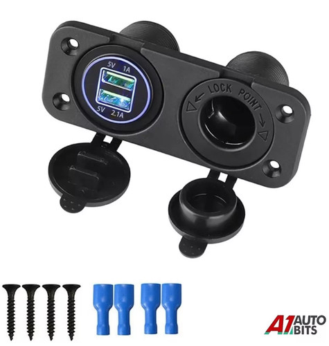 Car dual usb 12v charger - car,
