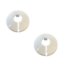 Radiator Pipe Covers Collar Cover Collar White Plastic 15mm