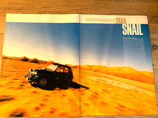CITROEN 2CV SAHARA DESERT FRAMEABLE ART ORIGINAL CAR MAGAZINE REVIEW ROAD TEST