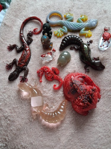 Resin beasties - resin,