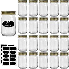 12oz Glass Jars With Lids