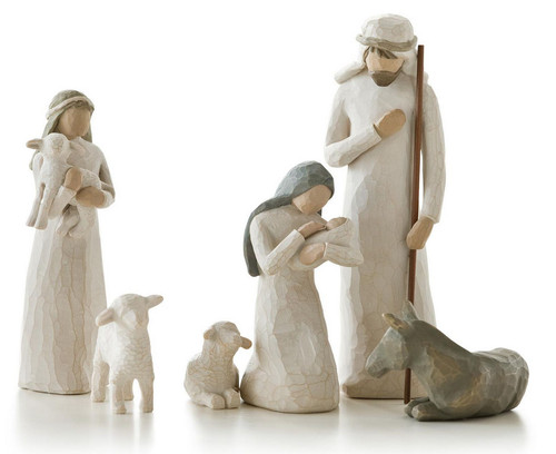 Willow tree nativity piece - tree,