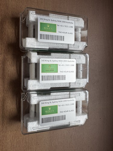 Plastic watch coffin - 3x,