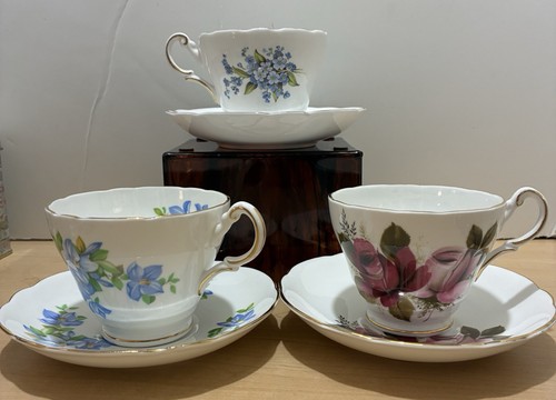 Grosvenor bone china teacups - 3,