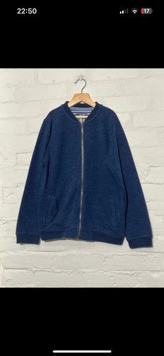 Boys navy zip jumper age - navy,