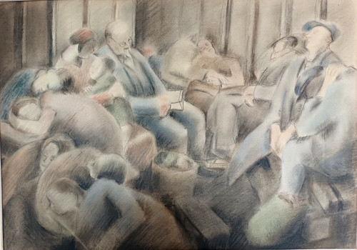 Second world war - , pastel