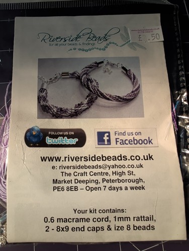 Riverside beads purple - beads,