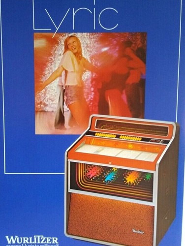 Wurlitzer lyric jukebox flyer - lyric,