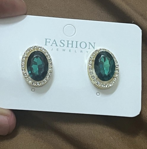 Emerald green stone gold - , tone