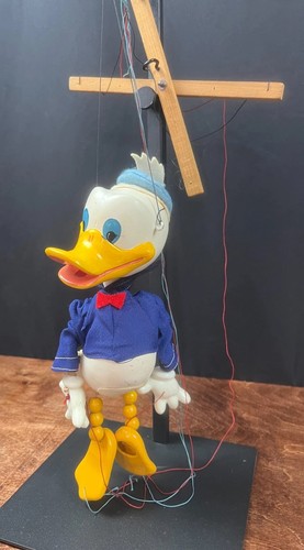 1960 disney wooden donald - disney,