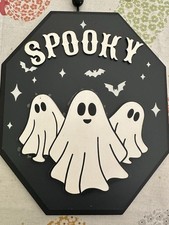 Spirit Halloween Spooky Ghost Sign Halloween USA