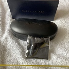 Brand new Ralph Lauren hard shell glasses case and box