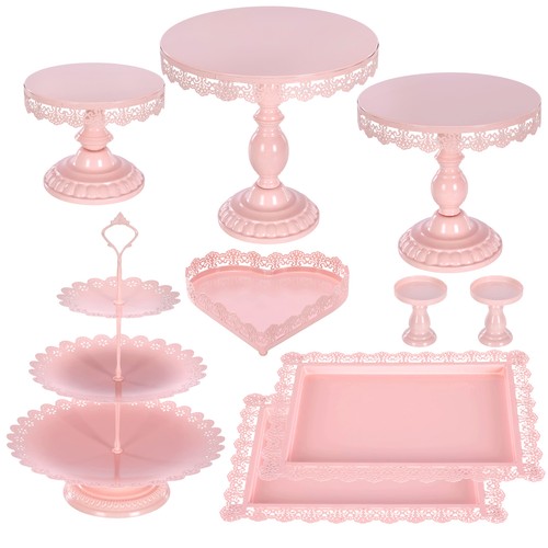 Set cake stands metal - 9,