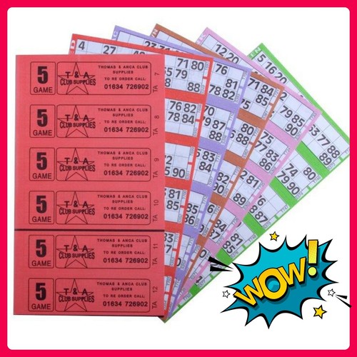 Bingo tickets books - bingo,
