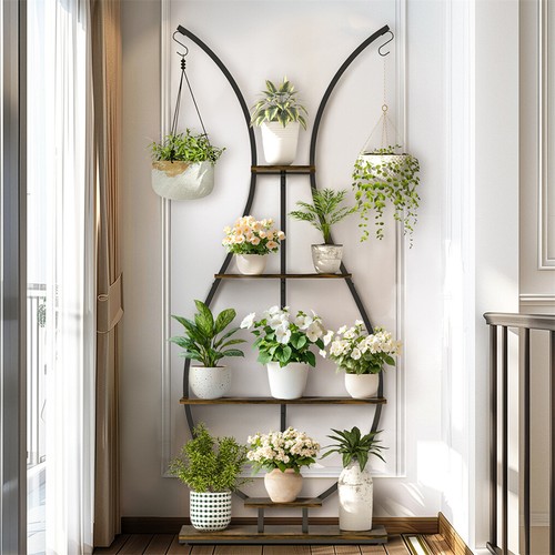 Vase shape indoor plant stand - vase,