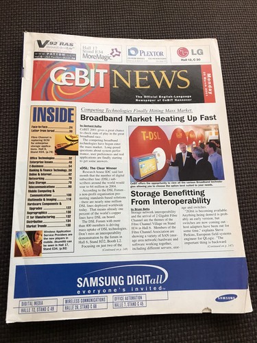 Cebit news march 2001 - news,