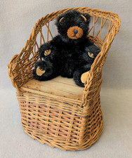 Mini wicker chair dolls bears