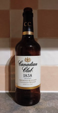 Empty Canadian Club 1858 70cl