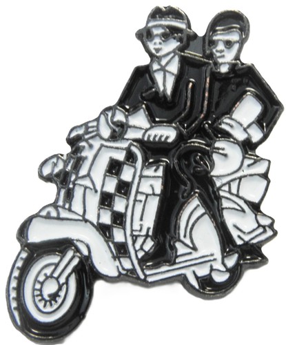 Ska couple scooter - ska, pin