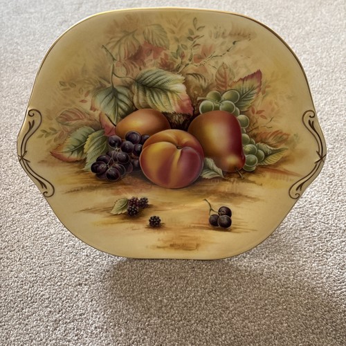 Aynsley orchard gold cake - gold,