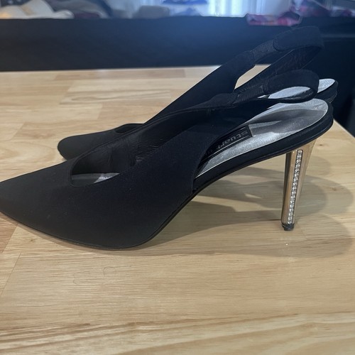 Stuart weitzman black satin - weitzman,