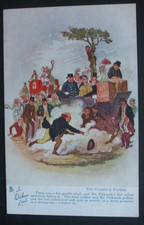 Old Raphael Tuck Comic CHARLES DICKENS PICKWICK PAPERS IN DICKENS LAND Humour