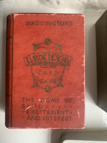 Waddingtons lexicon card game - waddingtons,