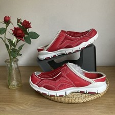 Scholl Sprinter Red Jump Biomechanics Slip On Shoes Size EU39/UK6