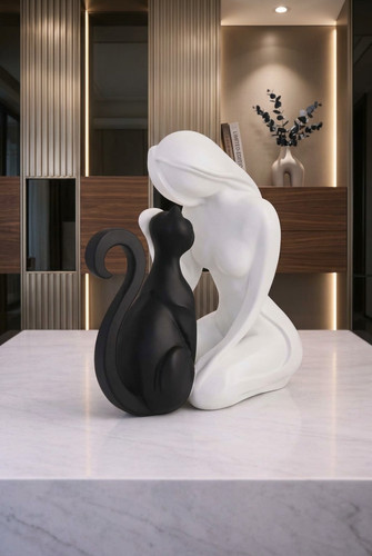 Abstract woman cat - abstract,