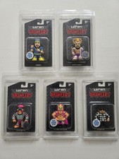 5 Micro Brawlers CHASE Bundle Pro Wrestling Crate Exclusives New + Protectors 