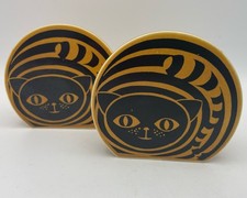 Midcentury Carlton Ware Stylised Cat Cruet Set 1960's Design by Vivienne Brennan