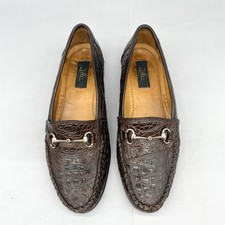 Zelli Mens 9.5 M Brown Genuine