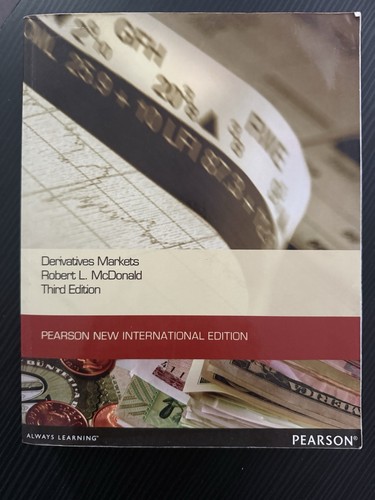 Derivatives markets robert - derivatives, by