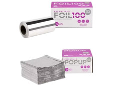 Byou Essentials Hair Colouring/Tinting Foil Embossed With Cutting Strip UK