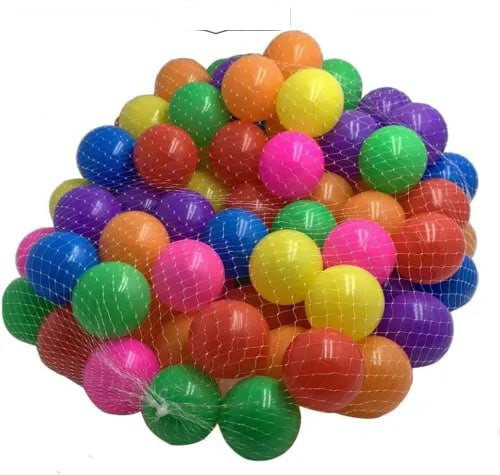 100 soft plastic ocean - plastic, balls